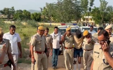 दुष्कर्म के आरोपी का निकाला जुलूस, पुलिस की अपराधियों में भय बनाए रखने की पहल