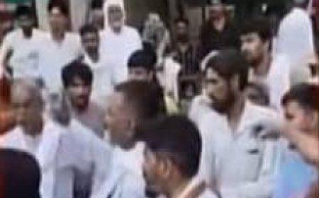 अलवर में करंट लगने से प्राइवेट लाइनमैन की मौत, परिजनों का जिला अस्पताल में हंगामा;  50 लाख मुआवजे और सरकारी नौकरी की मांग
