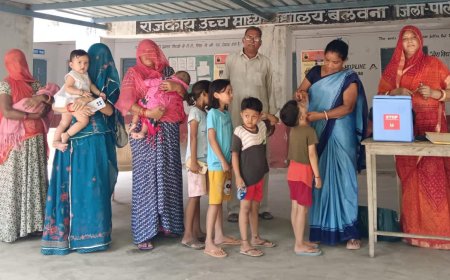 राष्ट्रीय पल्स पोलियो अभियान का सफल शुभारम्भ, प्रथम दिवस 29,005 बच्चों को पिलाई गई पोलियोरोधी दवा;  एक भी बच्चा छूटा - सुरक्षा चक्र टुटा -डॉ चुण्डावत