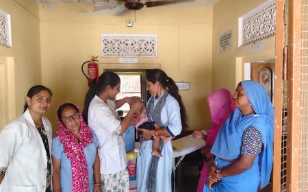 पल्स पोलियो अभियान के पहले दिन 22,734 बच्चों को पिलाई गई खुराक