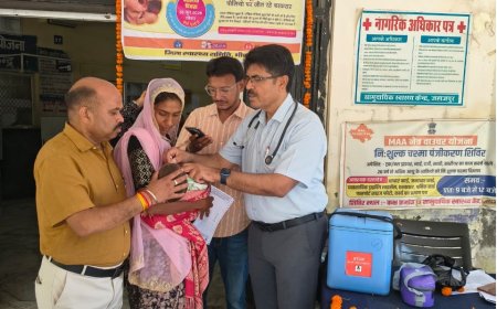 राष्ट्रीय पल्स पोलियो अभियान शुरू, पहले दिन 21,538 बच्चों को पिलाई गई 'दो बूंद जिंदगी की'