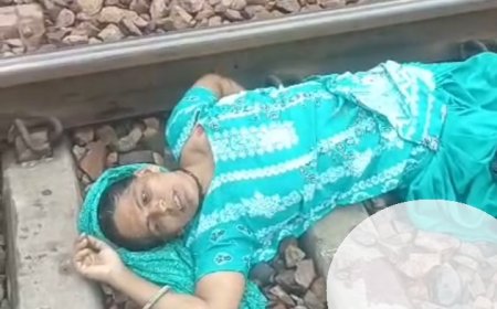 ट्रेन की चपेट में आने से विवाहिता के दोनों पैर कटे, गंभीर हालत में अलवर रैफर