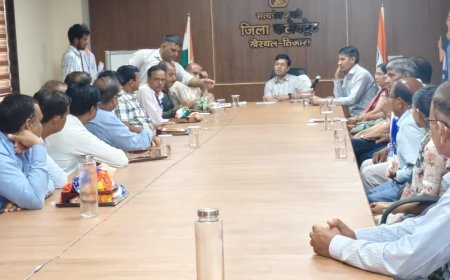 जिला कलेक्टर ने ली साप्ताहिक समीक्षा बैठक, लंबित प्रकरणों का शिविर के माध्यम से निस्तारण के निर्देश