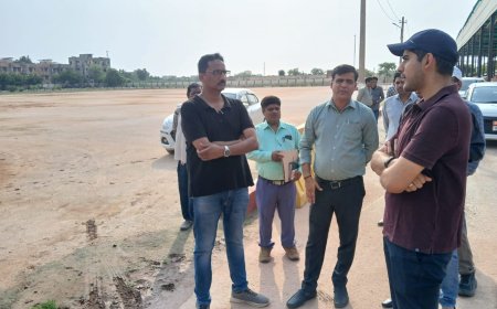 बीडीए आयुक्त ने विभिन्न विकास कार्यों का किया निरीक्षण, मानसून से पूर्व कार्यों में तेजी लाने के दिए निर्देश