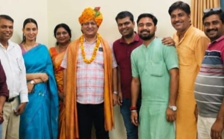 कृषि विपणन बोर्ड के उप निदेशक रामबिलास यादव सेवानिवृत्त, व्यापारियों व भाजपा नेताओं ने दी भावभीनी विदाई