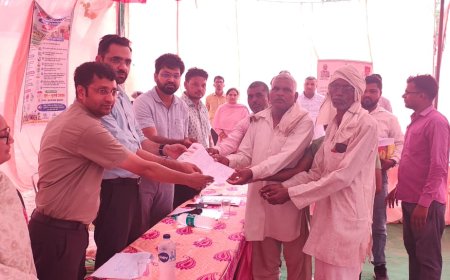 रूपवास के ग्रामीण व शहरी शिविर में जिला कलक्टर ने लाभार्थियों को बांटे पट्टे  शिविरों का लाभ अंतिम व्यक्ति तक पहुंचाना सुनिश्चित करें-जिला कलक्टर