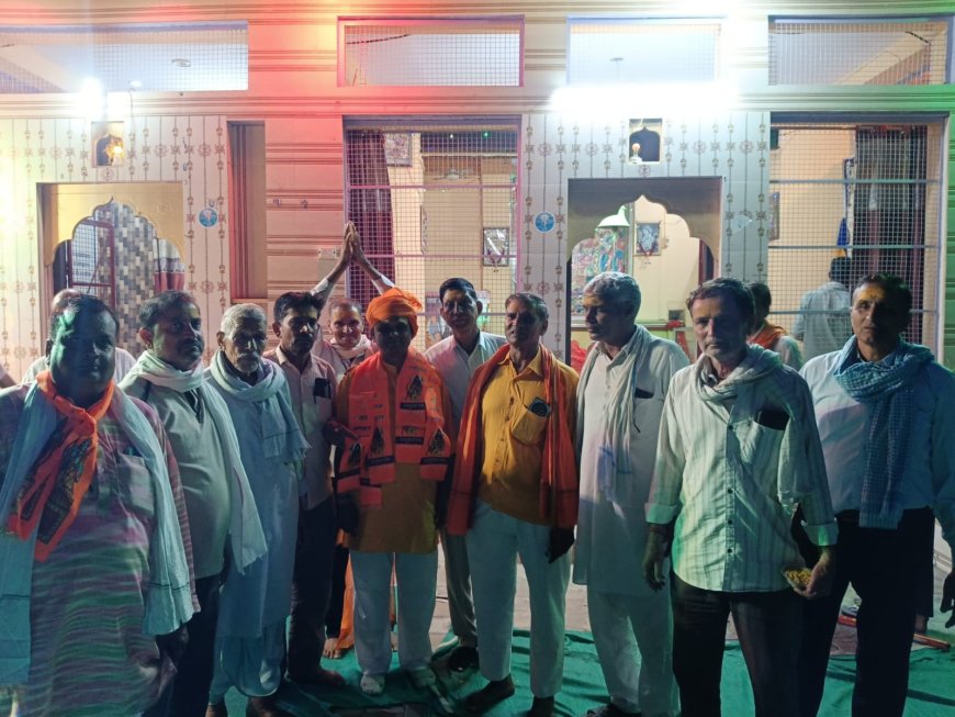 लीली ब्राह्मण समाज के द्वारा निकाली गई भगवान परशुराम जी की भव्य शोभायात्रा