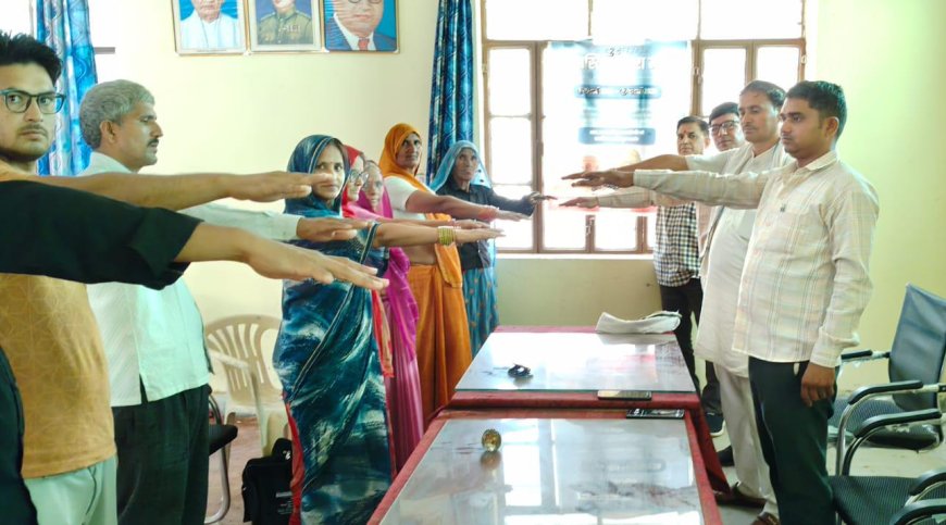 स्वच्छ गांव–सुरक्षित जलवायु अभियान के तहत दारोदा व मसारी में दिलाई सिंगल यूज़ प्लास्टिक त्यागने की शपथ