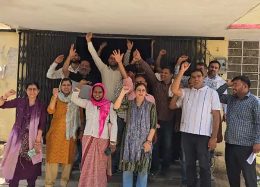 अवकाश के दिनों में ड्यूटी लगाने का विरोध: संयुक्त समन्वय समिति ने मुख्य सचिव के नाम सौंपा ज्ञापन