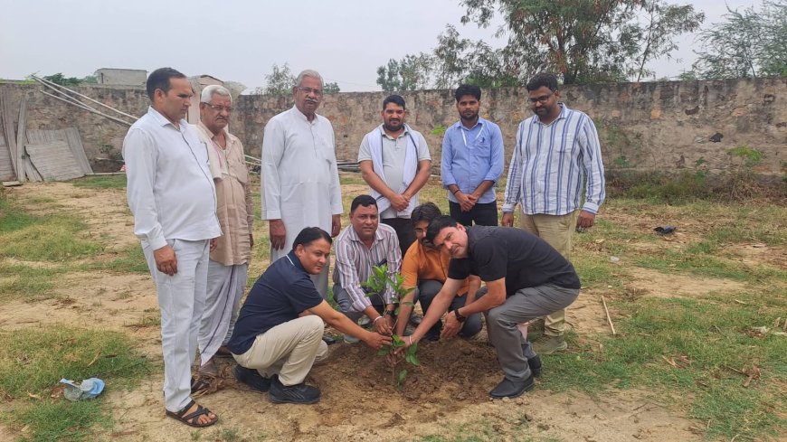विश्व पर्यावरण दिवस: अरावली ग्रुप ऑफ एजुकेशन के नवीन परिसर में हुआ वृहद् पौधारोपण