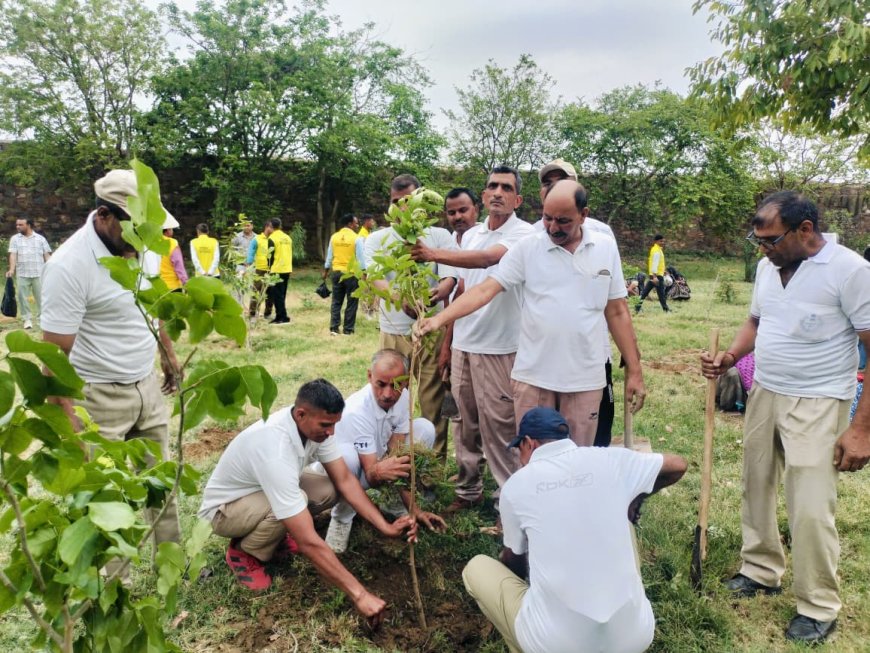 लोहागढ़ किले में विश्व पर्यावरण दिवस पर वृहद पौधारोपण व स्वच्छता अभियान आयोजित; जनप्रतिनिधियों, अधिकारियों और आमजन ने मिलकर दिया पर्यावरण संरक्षण का संदेश