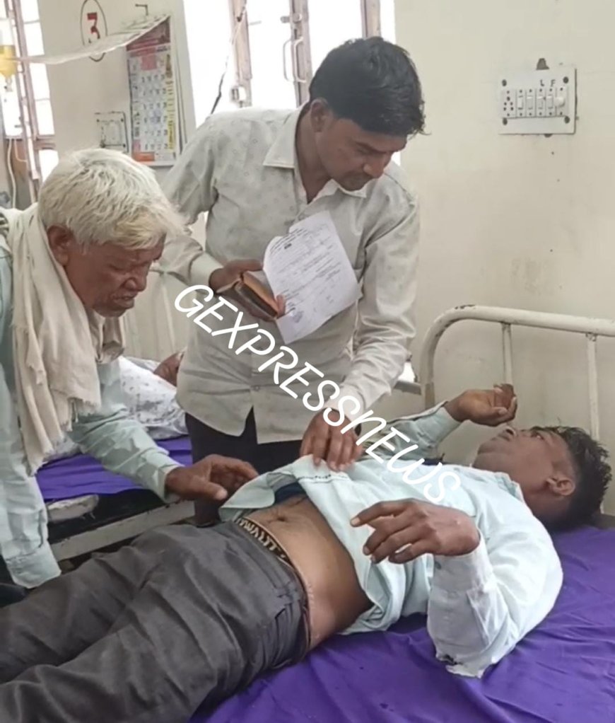 गोविंदगढ़ में निर्माणाधीन मकान की पट्टी टूटने से मजदूर गंभीर रूप से घायल, अलवर रैफर