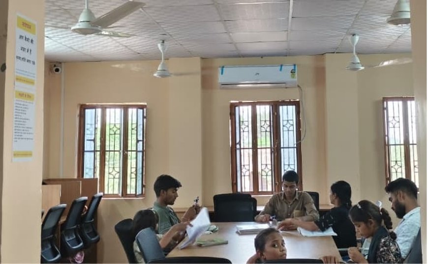 भामाशाहों के सहयोग से सुनकई की सामुदायिक लाइब्रेरी में लगा AC, भीषण गर्मी में बच्चों को मिली बड़ी राहत