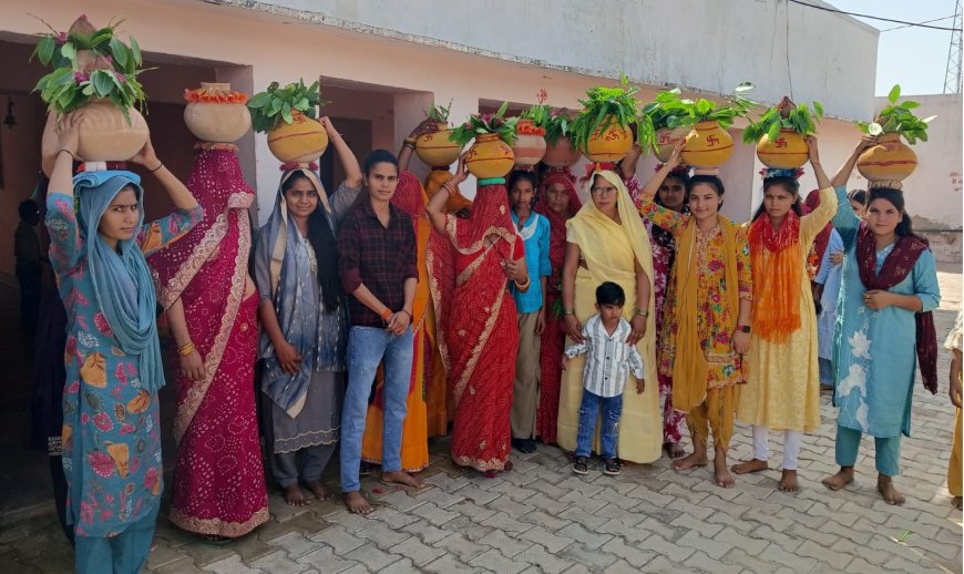 बेरी गांव में भव्य कलश यात्रा के साथ श्री शिव महापुराण कथा का शुभारंभ, 17 जून को होगा महायज्ञ, संत समागम व विशाल भंडारा