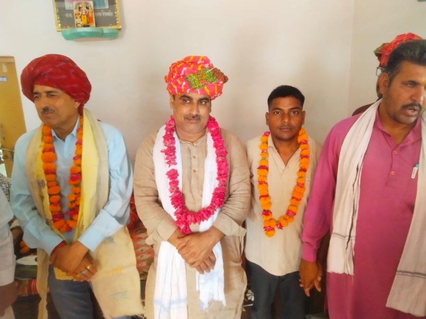 सेवानिवृत्त डीआईजी विशन स्वरूप शर्मा का जारगा व हिंगोटा में भव्य अभिनंदन; राष्ट्र निर्माण और समाज सेवा का लिया संकल्प, भाजपा जिलाध्यक्ष राजावत रहे मुख्य अतिथि