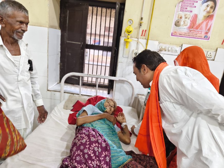 विधायक गोपीचंद मीणा ने उपजिला चिकित्सालय का किया निरीक्षण, मरीजों की कुशलक्षेम पूछी