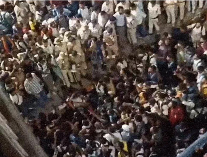 सिपाही भर्ती परीक्षा से पहले पाटलिपुत्र स्टेशन पर बवाल, हवाई फायरिंग; 6 गिरफ्तार