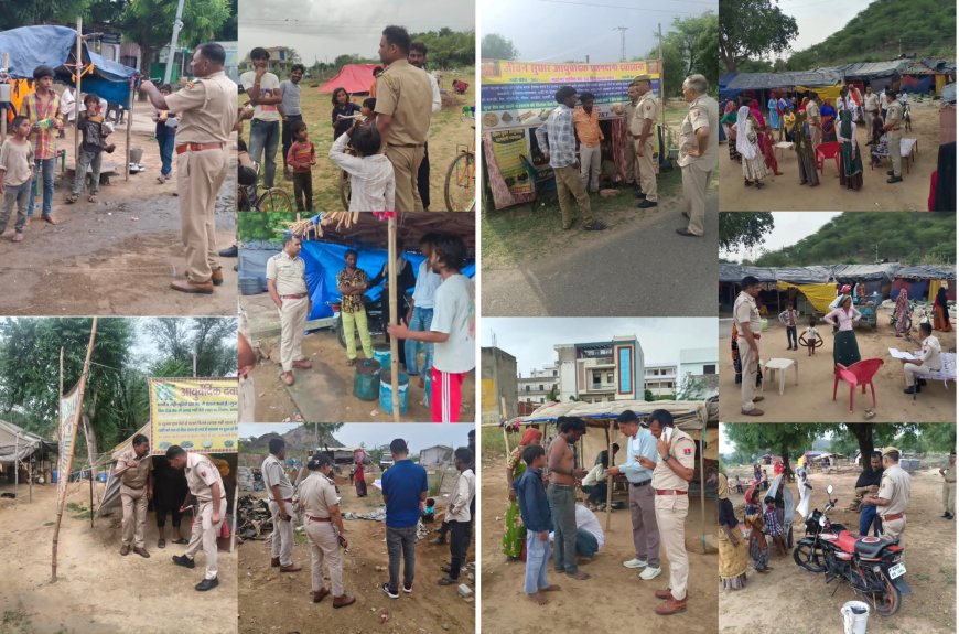 दौसा पुलिस का बड़ा एक्शन: 'प्रॉपर्टी क्राइम' रोकने के लिए पूरे जिले में चला महा-सर्च अभियान,  एक साथ मैदान में उतरीं पुलिस की 43 टीमें 170 डेरे खंगाले