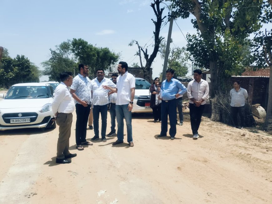 मानसिंह सर्कल से बछामदी सड़क निर्माण: कलेक्टर बोले- वर्षा से पहले मापदंडों के अनुसार पूरा करें काम, राहगीरों को न हो परेशानी