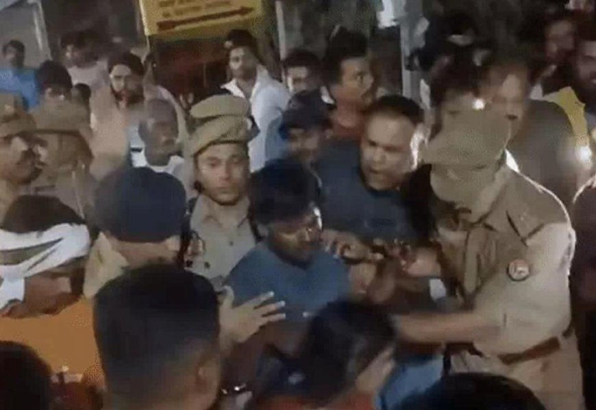 समारोह में हुए विवाद का खूनी अंजाम; बभनी चौराहे पर तनाव के बाद वरिष्ठ अधिकारियों ने संभाला मोर्चा, शांति की अपील