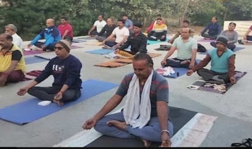 12 वा अंतर्राष्ट्रीय योग दिवस 21 जून को लक्ष्मणगढ़ में
