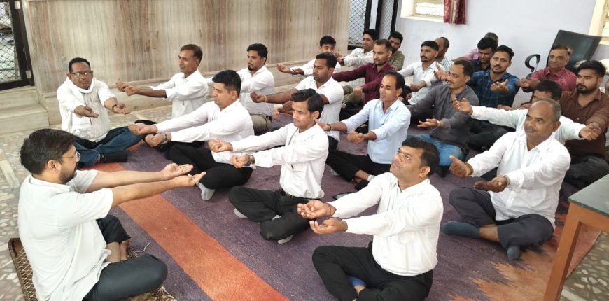 न्यायालय परिसर मकराना में उत्साहपूर्वक मनाया गया अंतर्राष्ट्रीय योग दिवस