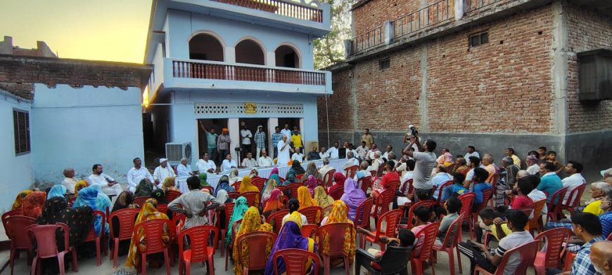 पूरनहा की चौपाल में उमड़ा जनसैलाब, मिशन 2027 को मिली नई धार