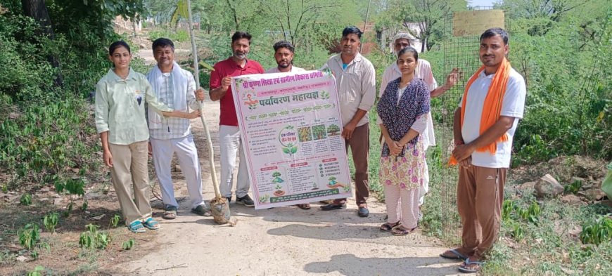 निर्जला एकादशी पर धामेड़ा धाम में पीपल व बरगद का पौधारोपण, पर्यावरण संरक्षण का दिया संदेश