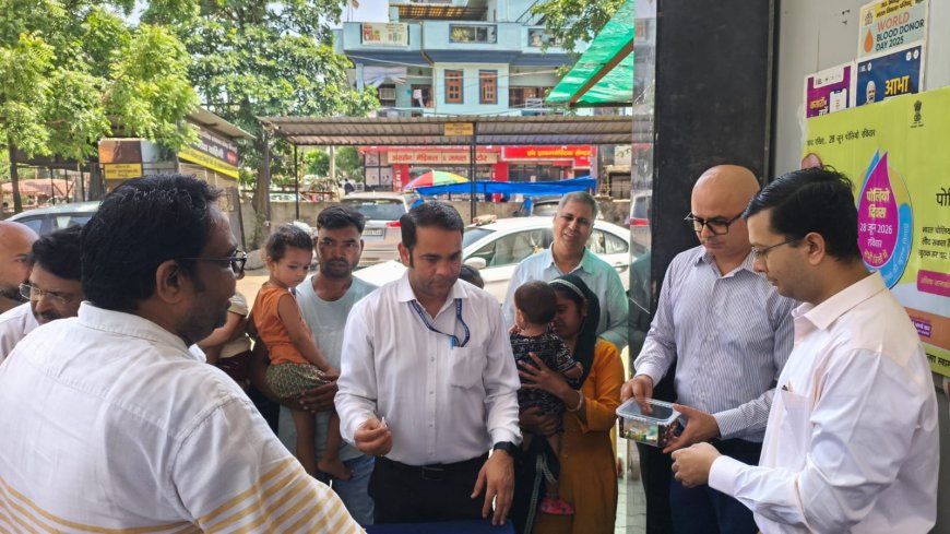 जिला कलेक्टर ने बच्चों को पल्स पोलियो की खुराक पिलाकर अभियान का किया शुभारंभ; जिले के 169723 बच्चों को पिलाई जाएगी पोलियो की दवा