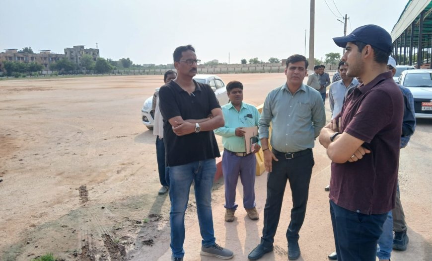 बीडीए आयुक्त ने विभिन्न विकास कार्यों का किया निरीक्षण, मानसून से पूर्व कार्यों में तेजी लाने के दिए निर्देश