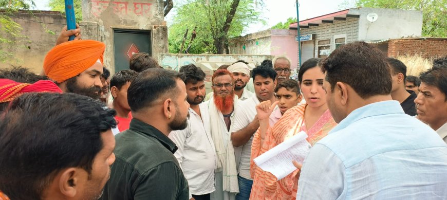 गर्भवती महिलाओं के राशन किट में धांधली, शिविर से डॉक्टर भी नदारद; ग्रामीणों के हंगामे के बाद गोविंदगढ़ एसडीएम ने दिए जांच के आदेश
