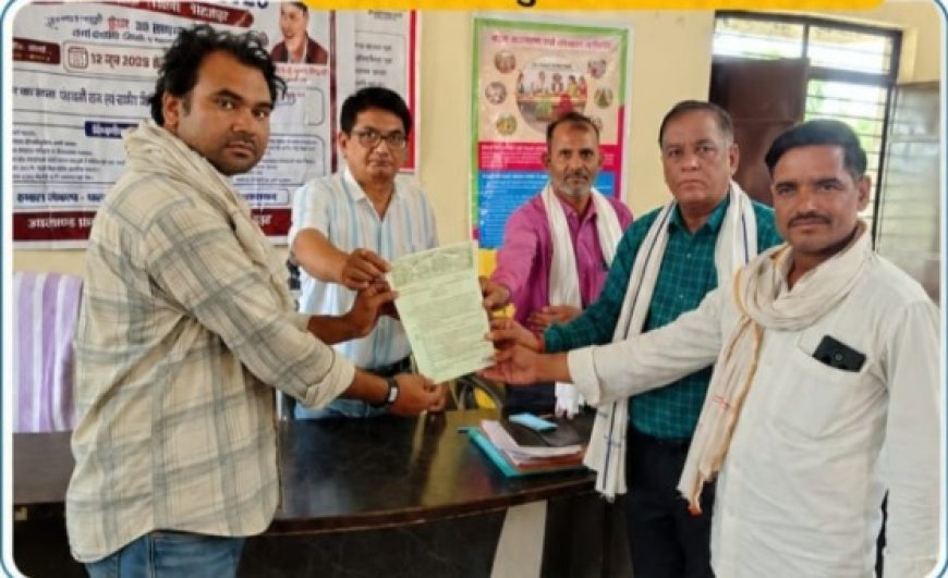 खटौंटी में आयोजित हुआ ग्रामीण सेवा शिविर, स्वामित्व योजना मे रामकुमार को मिला पट्टा