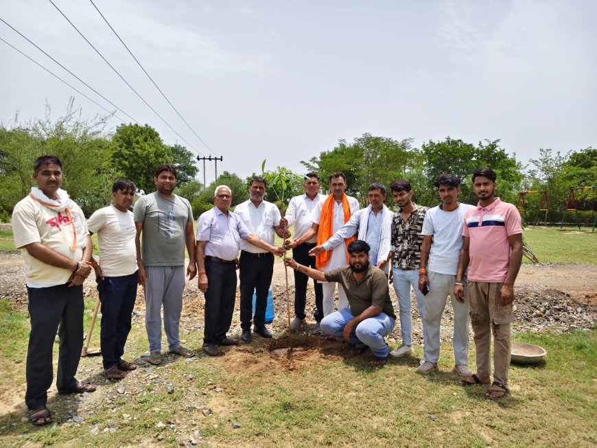 केंद्रीय मंत्री भूपेंद्र यादव के जन्मदिन पर भाजपा युवा मोर्चा ने चलाया वृक्षारोपण एवं सफाई अभियान
