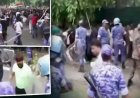 संसद मार्च के दौरान प्रदर्शनकारियों को पुलिस ने रोका, बल प्रयोग से किया इनकार