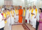 शाश्वत तीर्थ अयोध्या  बडी मूर्ति जैन मन्दिर में  सर्वोच्च साध्वी गणिनी प्रमुख श्री ज्ञानमती माताजी  ससंघ ने किया वर्षायोग स्थापना