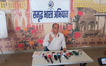 भरतपुर को रोजगार, जल सुरक्षा, शिक्षा और पर्यटन का मॉडल जिला बनाया जाए : सीताराम गुप्ता
