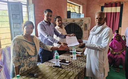 खौंखर निवासी के राजस्व रिकॉर्ड में नाम की त्रुटि बनी थी अधिकारों में बाधा, ग्रामीण सेवा शिविर ने दिलाई स्थायी राहत