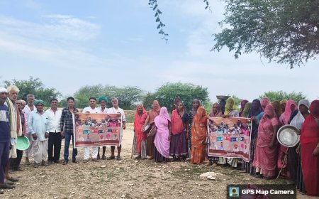 ग्राम पंचायत चीड़खेड़ा में 'VB GRAm G' अभियान की शुरुआत, प्रशासक व सरपंच प्रतिनिधि ने श्रमदान कर दिया स्वच्छता का संदेश