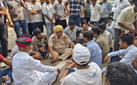 जोधपुर जिले के विशालु कला में खूनी संघर्ष 7 दिन बाद खुशाल सिंह ने तोड़ा दम; शव मोर्चरी में रख धरने पर बैठे ग्रामीण, फरार उप-सरपंच की गिरफ्तारी पर अड़े