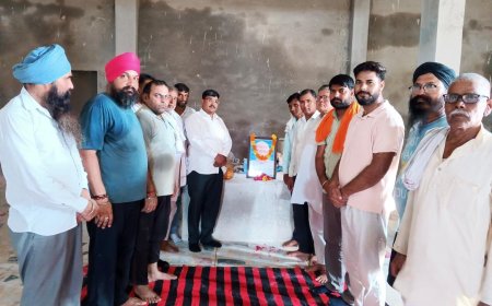 अलावड़ा में डॉ. श्यामा प्रसाद मुखर्जी की जयंती मनाई, भाजपा मंडल अध्यक्ष का जन्मदिन भी हर्षोल्लास से मनाया