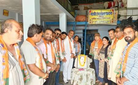 डॉ. श्यामा प्रसाद मुखर्जी की जयंती पर बूथ स्तर पर हुआ नमन