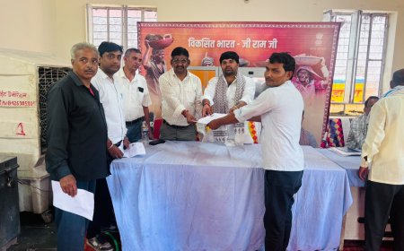 बालाहेडी ग्रामीण सेवा शिविर में मुख्यमंत्री मंगला पशु बीमा योजना की पॉलिसियां वितरित; शिविर के बाद हुआ वृक्षारोपण