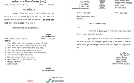सांसद की सिफारिश के बाद नगर निगम का फैसला: भीलवाड़ा के नए ई-बस डिपो का नाम होगा 'डॉ. श्यामा प्रसाद मुखर्जी पीएम-ई बस सेवा डिपो'