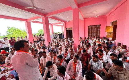 विधायक राजेंद्र मीणा ने भाजपा मंडल  बैजूपाडाकी संगठनात्मक बैठक में भाजपा संगठन को मजबूत करने का दिया संदेश