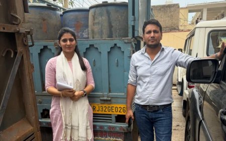 अवैध रूप से काला बाजारी के लिए जाता हजारों लीटर पैट्रोल रसद अधिकारी ने मौके पर किया जब्त