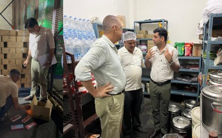 भिवाड़ी में स्टिंग एनर्जी की 21,200 कैन सीज, खाद्य सुरक्षा विभाग की बड़ी कार्रवाई