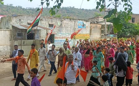 बालाहेड़ी मे लखेरा समाज के तत्वावधान में  निकाली राधा-कृष्ण मंदिर की भव्य शोभायात्रा,  11 जुलाई को होगा प्राण-प्रतिष्ठा महोत्सव