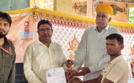 सलोदरिया में ग्रामीण सेवा शिविर आयोजित: 7 ग्रामीणों को मिले आवासीय पट्टे, जनसुनवाई में हुआ समस्याओं का समाधान