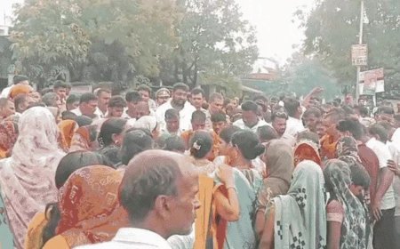 5 साल पुराने जमीन विवाद में किराना दुकानदार की चाकू से गोदकर हत्या, मां-पत्नी के सामने 10 वार
