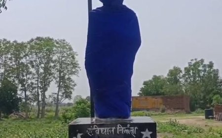 हलैना में डॉ.भीमराव अम्बेडकर प्रतिमा खण्डित; पडौसी गांव आजादपुरा व पीली में भी हो गई प्रतिमा खण्डित
